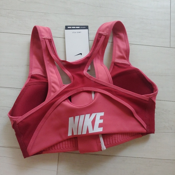 NIKE NEW Dri-FIT Shape Front Zip Sports Bra - Picture 4 of 11